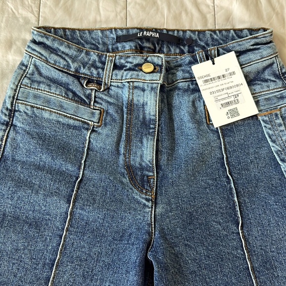 NWT Jacquemus Le De Nimes Alca Capris size 27 - Picture 1 of 6